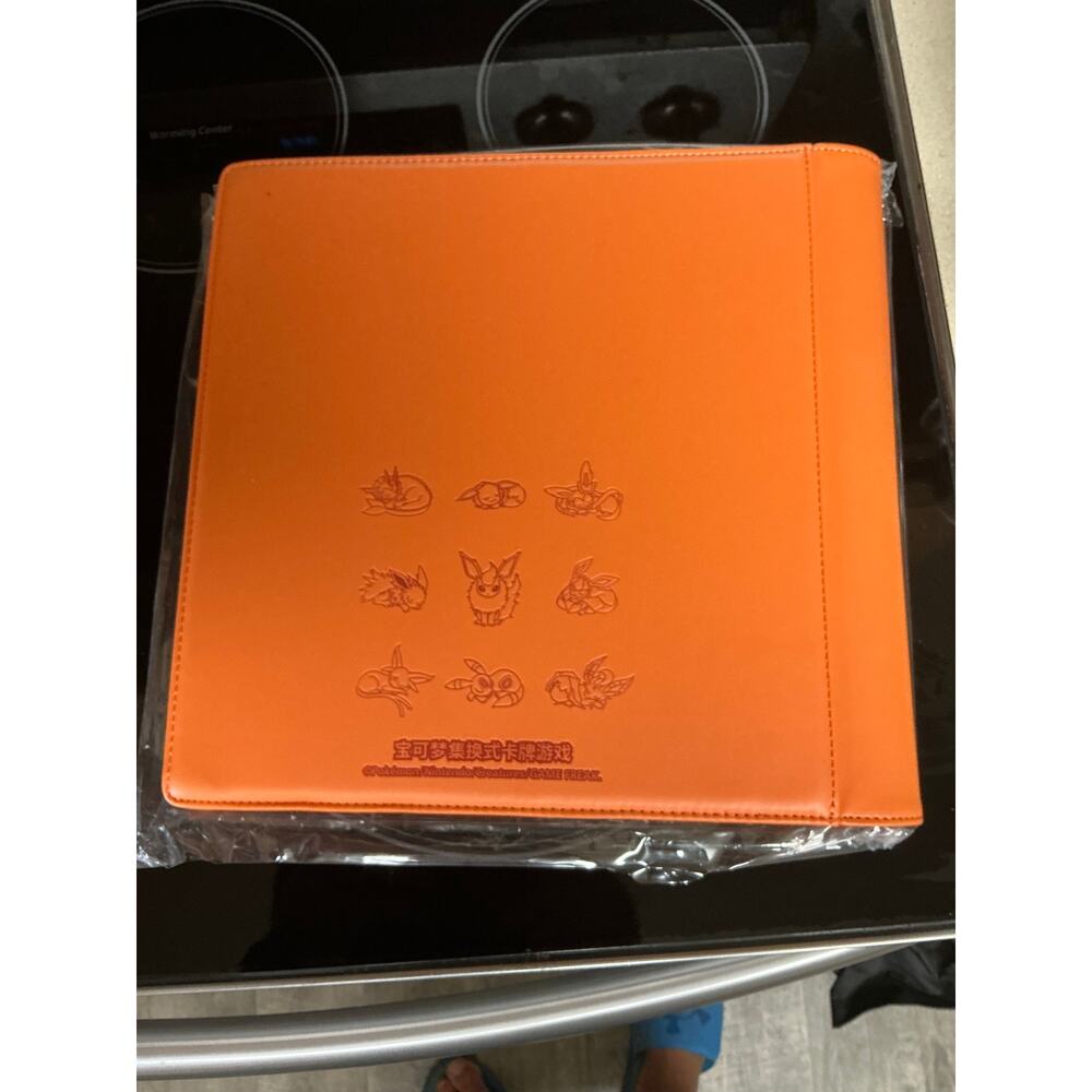 New! Custom Pokémon Card Leather Binder, holds 480 cards - Picture 3 of 3